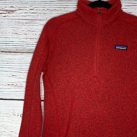 Patagonia Better Sweater 1/4 Zip Fleece Cherry S - Picture 9 of 14